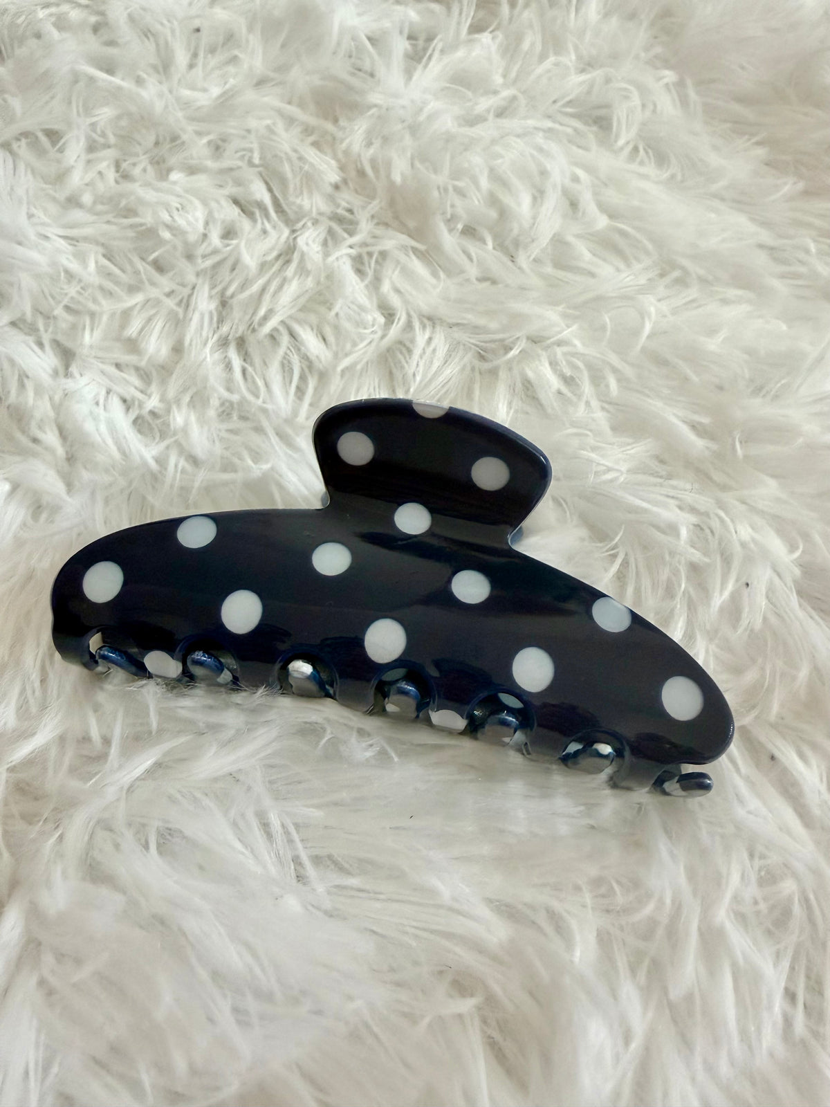 Polka Dot Claw Clip